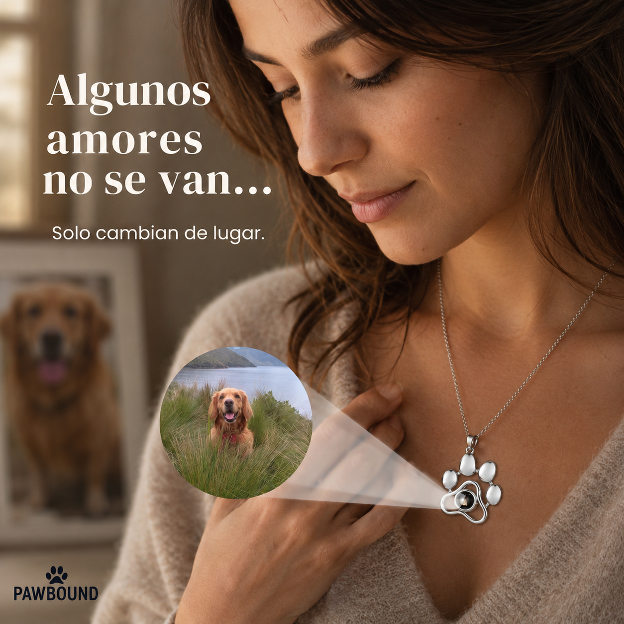 PawBound™ Collar con Proyección de Mascota